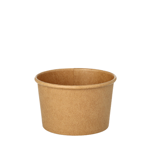20 x 25 Suppenbecher, Pappe rund 230 ml Ø 9,8 cm · 6 cm braun