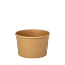 20 x 25 Suppenbecher, Pappe rund 230 ml Ø 9,8 cm · 6 cm braun