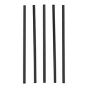 50 x 135 Shake-Halme, Papier Ø 8 mm · 25 cm schwarz