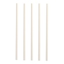 50 x 135 Shake-Halme, Papier "pure" Ø 8 mm · 25 cm weiss