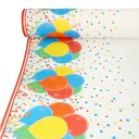 2 x Tischdecke, stoffähnlich, Vlies "soft selection plus" 40 m x 1,18 m "Lucky Balloons"