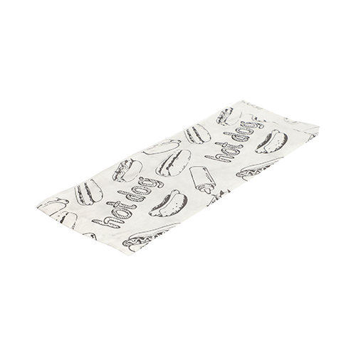 [89180] 1000 Hot Dog-Tüten 21 cm x 8,5 cm weiss