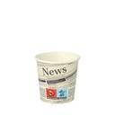 20 x 50 Trinkbecher, Pappe "To Go" 0,1 l Ø 6,3 cm · 6 cm "Newsprint"