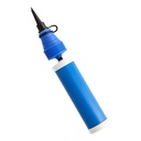 9 x Spezial-Luftballonpumpe 27,5 cm blau