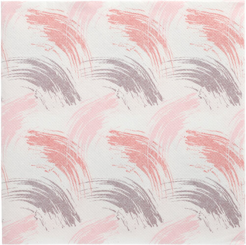 [89285] 5 x 50 Servietten "ROYAL Collection" 1/4-Falz 40 cm x 40 cm bordeaux "Brushstroke"