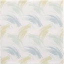 5 x 50 Servietten "ROYAL Collection" 1/4-Falz 40 cm x 40 cm arktikblau "Brushstroke"