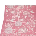 12 x Tischdecke, Papier 3 m x 1,2 m fuchsia "Meadow"