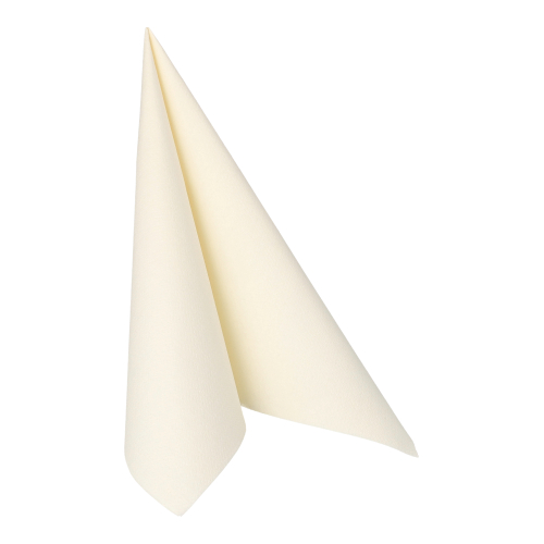 [89405] 5 x 50 Servietten "ROYAL Collection" 1/4-Falz 40 cm x 40 cm champagner in Papierverpackung