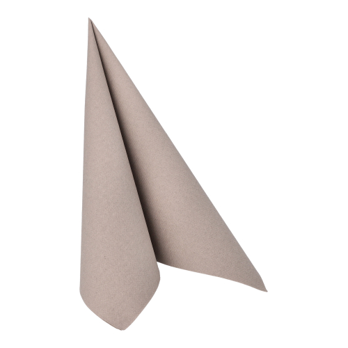 [89408] 5 x 50 Servietten "ROYAL Collection" 1/4-Falz 40 cm x 40 cm grau in Papierverpackung
