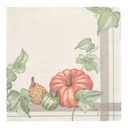 5 x 50 Servietten "ROYAL Collection" 1/4-Falz 40 cm x 40 cm "Pumpkin"