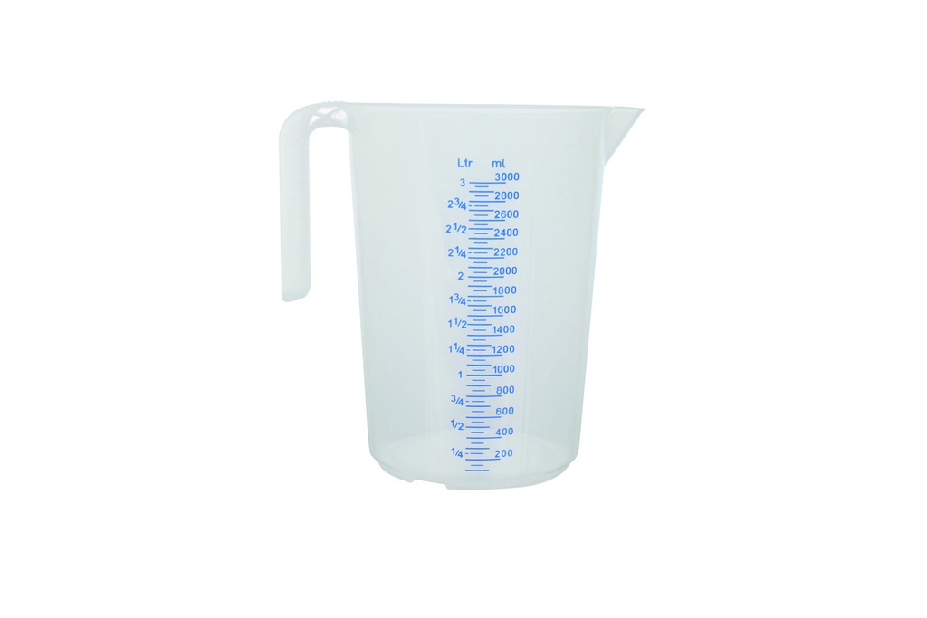[206014] Meßbecher aus Polypropylen, 3,0 l