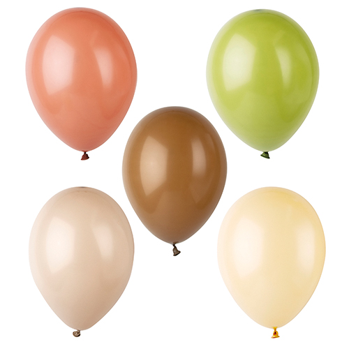 [89446] 12 x 10 Luftballons Ø 25 cm farbig sortiert "Natural"