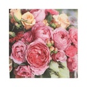 10 x 20 Servietten, 3-lagig 1/4-Falz 33 cm x 33 cm "Romance Antique"