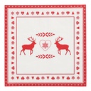 15 x 20 Servietten, 3-lagig 1/4-Falz 40 cm x 40 cm "Rennes"