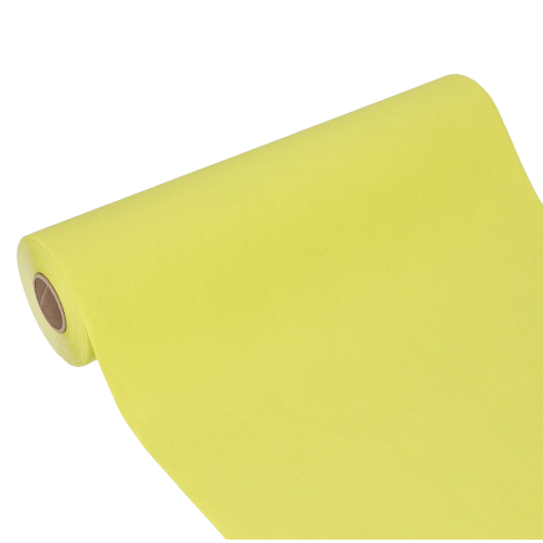 [89573] 4 x Tischläufer, Tissue "ROYAL Collection" 24 m x 40 cm limonengrün