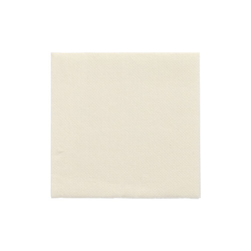 [89601] 6 x 150 Servietten "DAILY Collection" 1/4-Falz 24 cm x 24 cm champagner