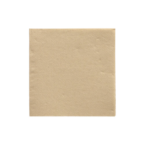 [89609] 6 x 150 Servietten "DAILY Collection" 1/4-Falz 24 cm x 24 cm sand