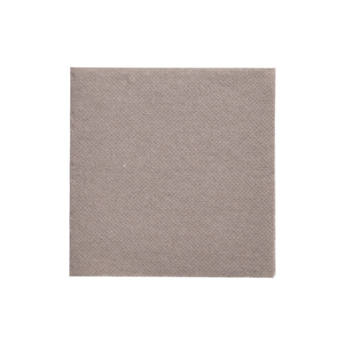6 x 150 Servietten "DAILY Collection" 1/4-Falz 24 cm x 24 cm grau