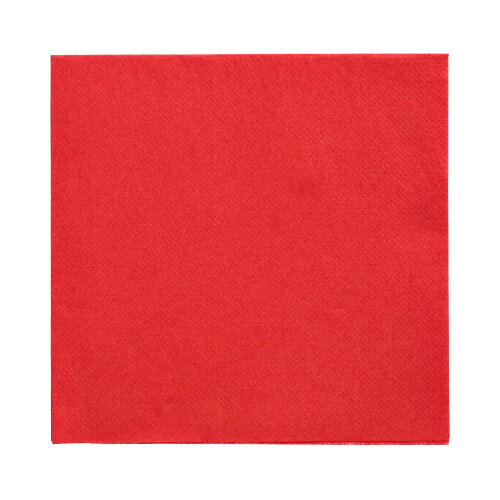 [89640] 6 x 150 Servietten "DAILY Collection" 1/4-Falz 32 cm x 32 cm rot
