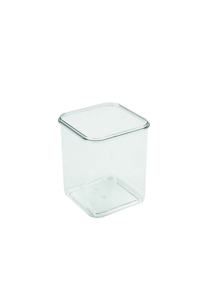 [152920] Vorratsdose aus Polystyrol, 1000 ml, quadratisch