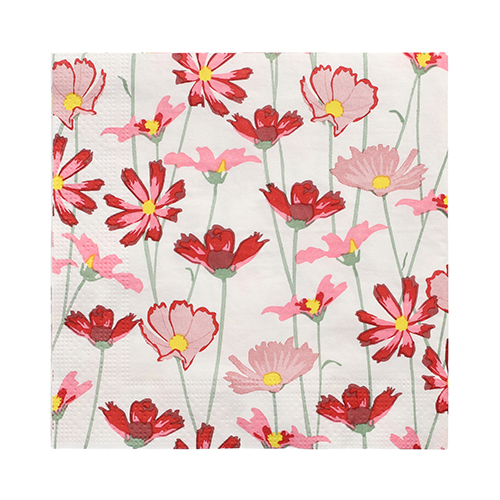 [89701] 10 x 20 Servietten, 3-lagig 1/4-Falz 33 cm x 33 cm "Zelda"