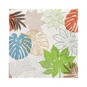 10 x 20 Servietten, 3-lagig 1/4-Falz 33 cm x 33 cm "Various Leaves"