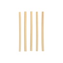 10 x 100 Cocktail Trinkhalme Schilf "pure" Ø 7 mm · 15 cm