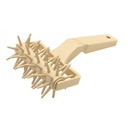 Stipprolle aus Kunststoff (POM), 120 mm, elfenbein