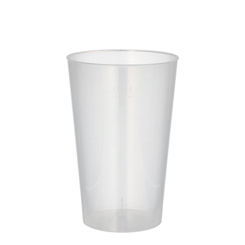 15 x 10 Mehrweg-Trinkbecher PP 0,3 l Ø 7,8 cm · 11,8 cm transluzent unzerbrechlich