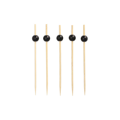 [89959] 15 x 40 Fingerfood - Picker 12 cm "Black Pearl"
