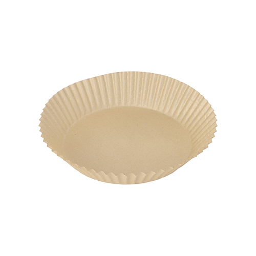 10 x 100 Backpapiere Ø 16 cm · 4,5 cm braun für Heißluftfritteusen