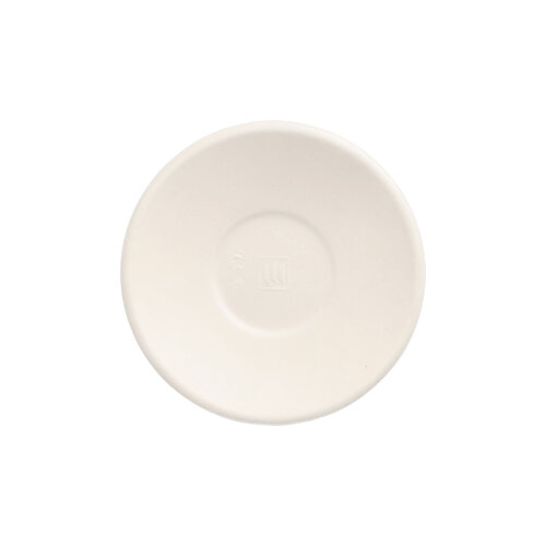 12 x 50 Teller Zuckerrohr "pure" rund Ø 9 cm · 1,3 cm weiss "Cella"