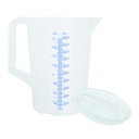 Meßbecher-Set aus Polypropylen, 2 l, natur
