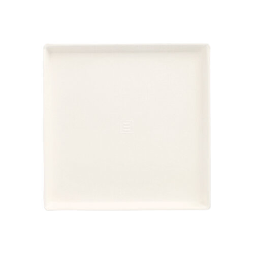 8 x 50 Teller Zuckerrohr "pure" eckig 12,5 cm x 12,5 cm x 1 cm weiss "Cella"