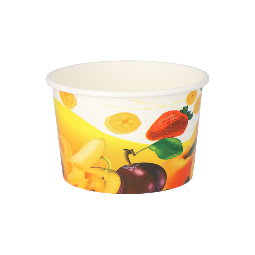 [90239] 10 x 50 Eisbecher, Pappe rund 500 ml Ø 11,2 cm · 7,8 cm