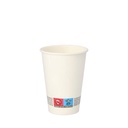 25 x 80 Automatenbecher, Pappe "To Go" 0,18 l Ø 7 cm · 9,2 cm weiss
