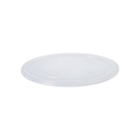 4 x 15 Mehrweg-Deckel PP für Schalen oval 1 cm x 13,5 cm x 20,5 cm transparent "Cella"