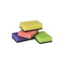 23 x 10 Topfreiniger, Schwamm 2 cm x 7,5 cm x 5 cm farbig sortiert