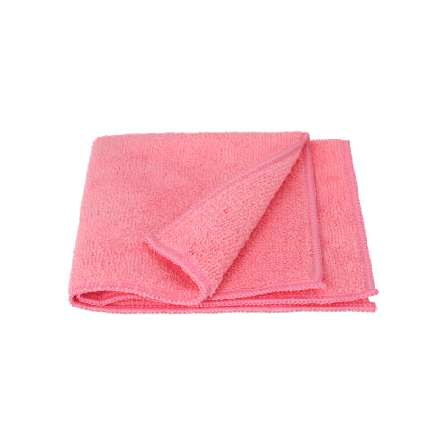 [92050] 24 x 5 Microfasertücher 32 cm x 32 cm rosa "Profi"