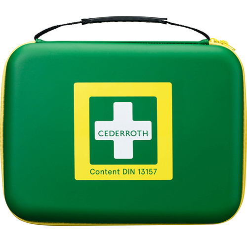 [92220] 5 x "Cederroth" First Aid Kit Large DIN 13157 26 cm x 31 cm x 8,6 cm grün