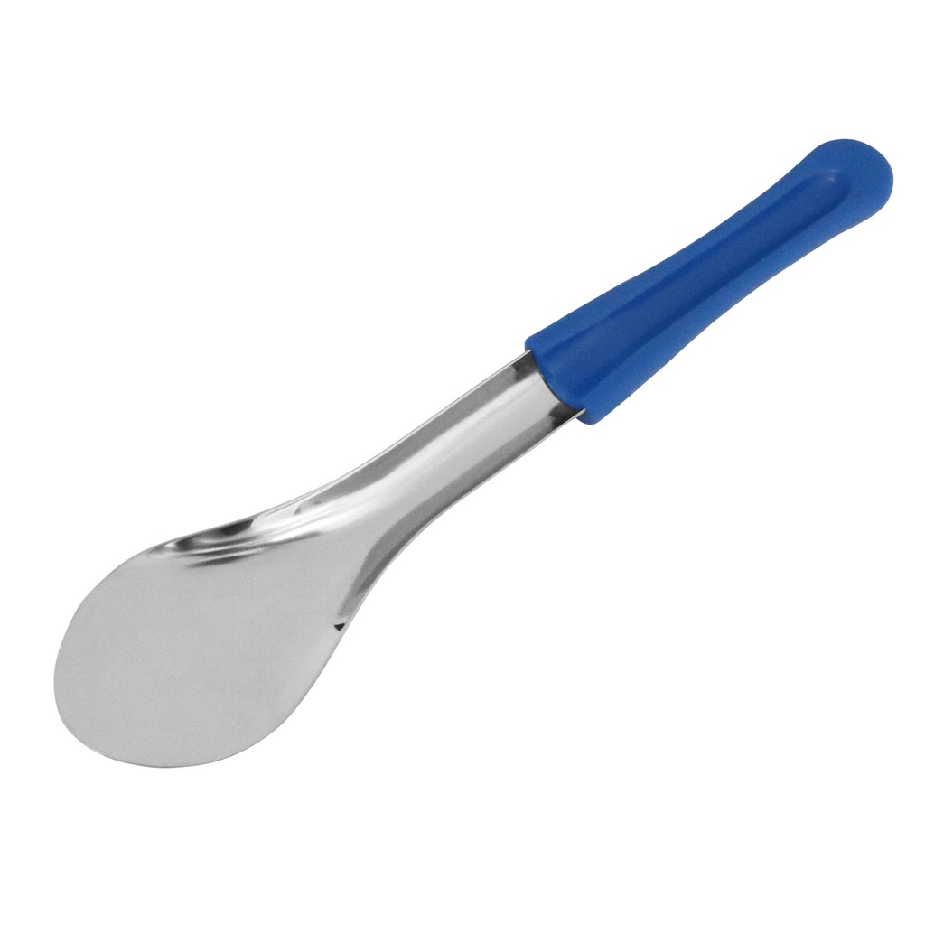 [195110] Eisspachtel aus Edelstahl, 300 mm, blau