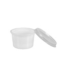 10 x 50 Portionsbecher mit Deckel, PP rund 30 ml Ø 46 mm · 28 mm weiss
