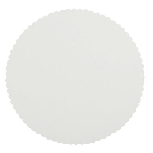 5 x 100 Tortenunterlagen, Pappe [rc] rund Ø 32 cm weiss