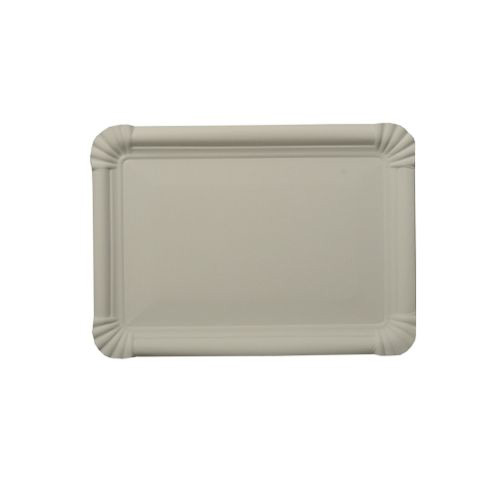 2 x 250 Teller, Pappe [ff] eckig 16,5 cm x 23 cm weiss