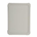 4 x 250 Teller, Pappe [rc] eckig 16 cm x 23 cm weiss