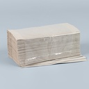 5000 Blatt Handtuchpapier V-Falz 23 cm x 25 cm natur "Plus L" Zick-Zack, 1-lagig (20x250)