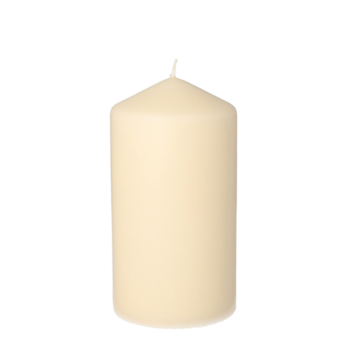 8 x Stumpenkerze Ø 80 mm · 150 mm creme