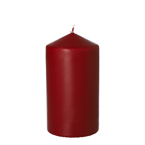 [95953] 8 x Stumpenkerze Ø 80 mm · 150 mm kirsche