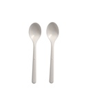 20 x 50 "Circulware" Mehrweg-Kaffeelöffel PP-MF 13 cm weiss extra stabil