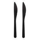 20 x 50 "Circulware" Mehrweg-Messer PP-MF 18,5 cm schwarz extra stabil